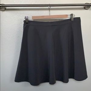 High waisted grey skirt